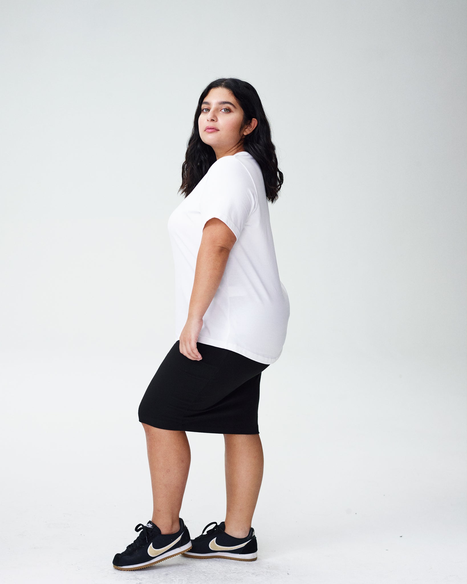 Petite Tee Rex - White